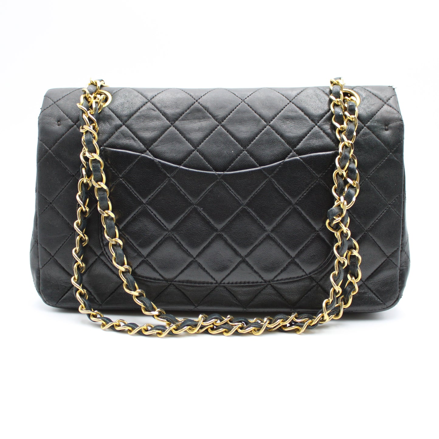 BORSA CHANEL TIMELESS CLASSICA DOUBLE FLAP MEDIA NERA CB268