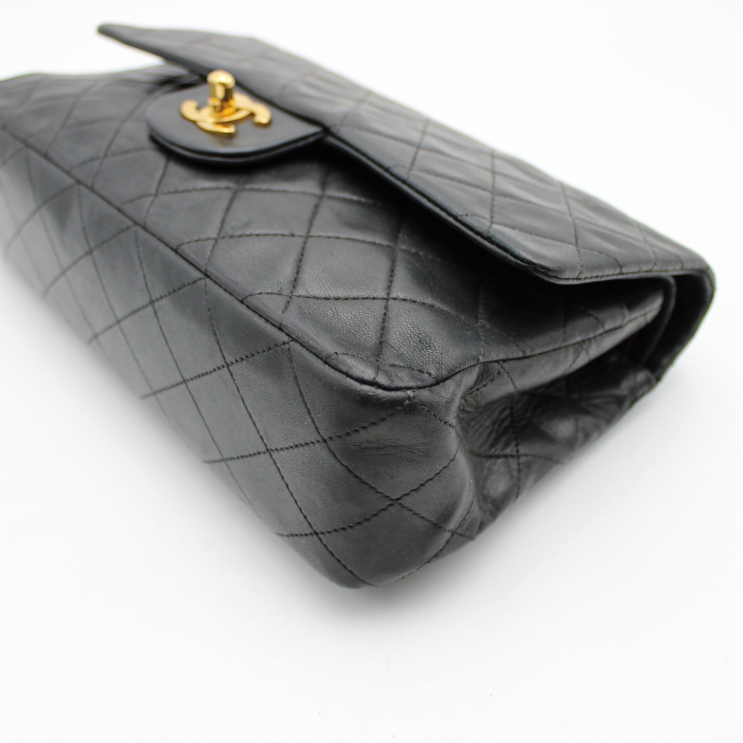 BORSA CHANEL TIMELESS CLASSICA DOUBLE FLAP MEDIA NERA CB268