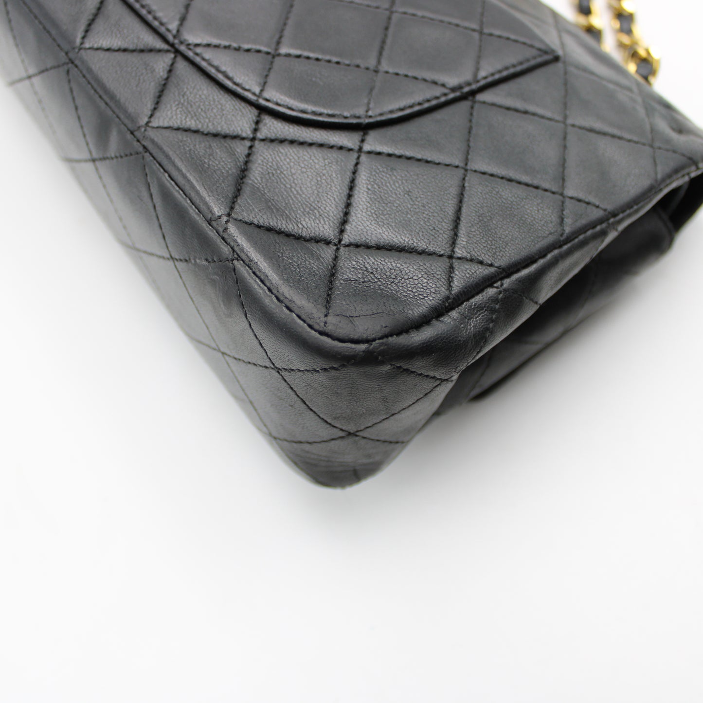 BORSA CHANEL TIMELESS CLASSICA DOUBLE FLAP MEDIA NERA CB268