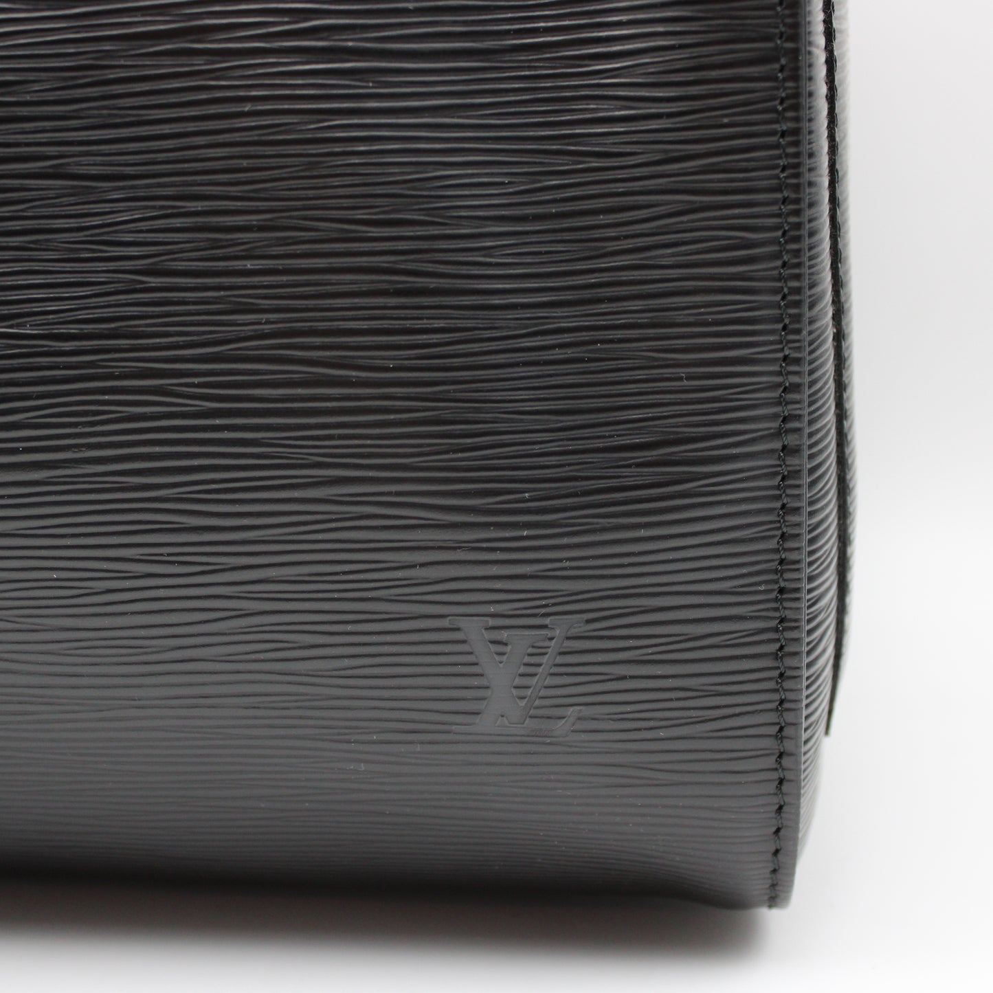 BORSA LOUIS VUITTON KEEPALL 50 EPI NERO IN PELLE