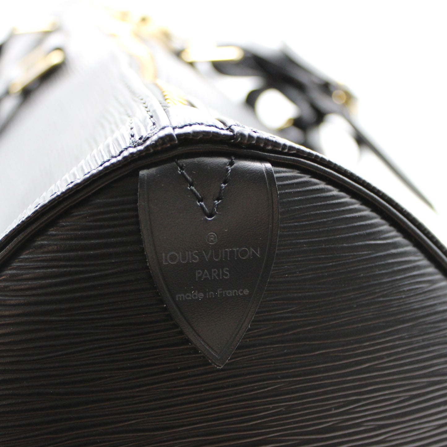 BORSA LOUIS VUITTON KEEPALL 50 EPI NERO IN PELLE