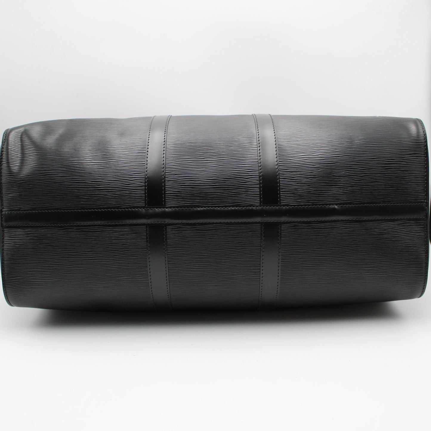 BORSA LOUIS VUITTON KEEPALL 50 EPI NERO IN PELLE