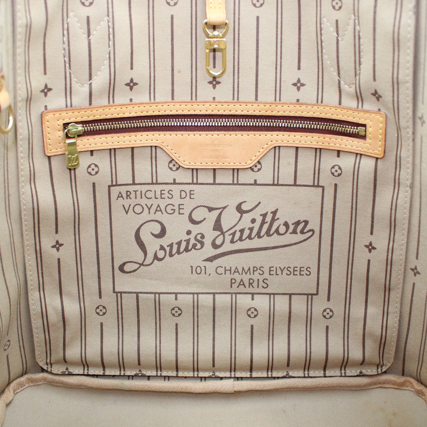 BORSA LOUIS VUITTON NEVERFULL MM MONOGRAM LB1868