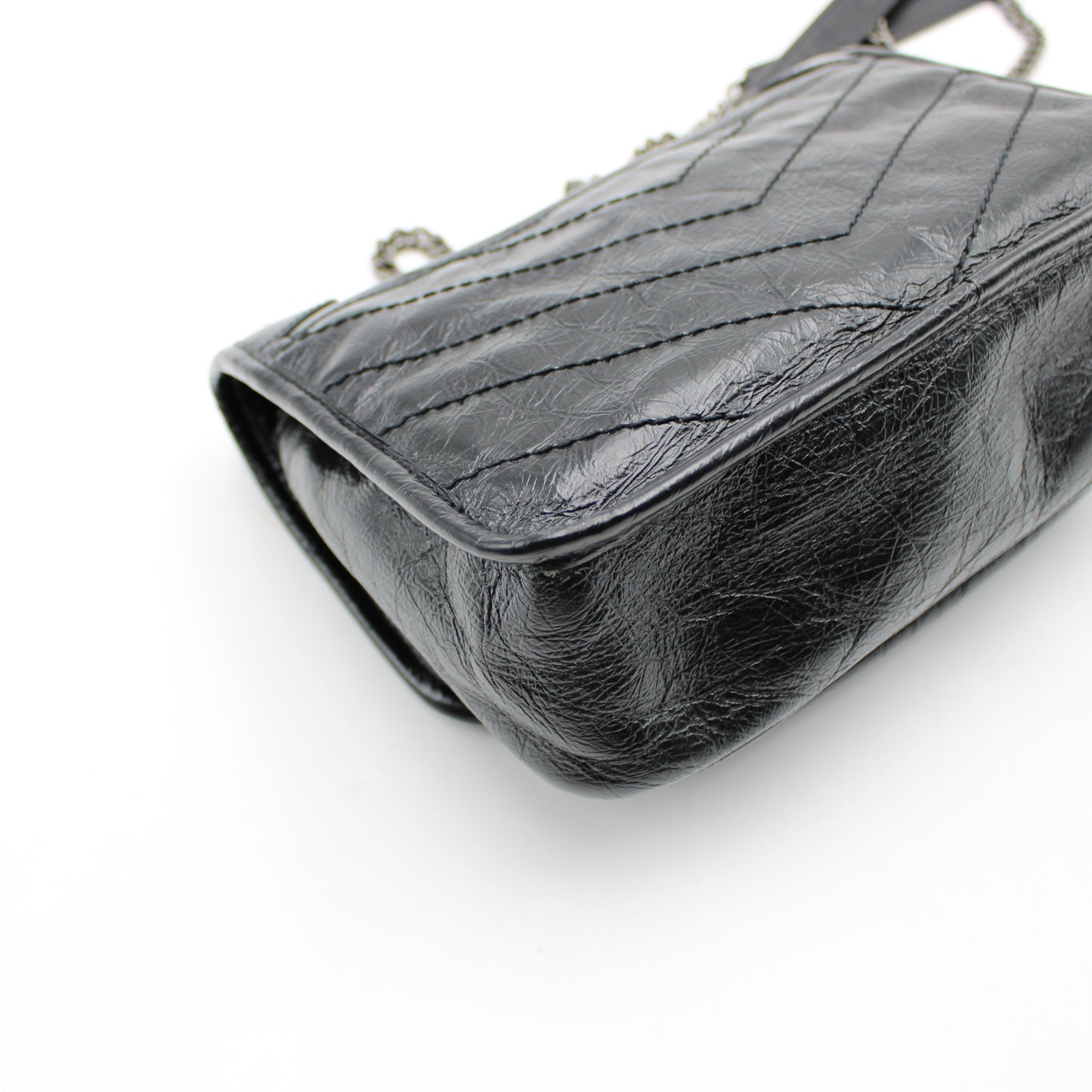 BORSA SAINT LAURENT NIKI BABY IN PELLE NERA YB121