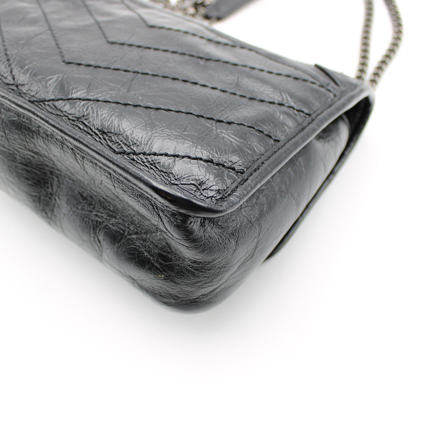 BORSA SAINT LAURENT NIKI BABY IN PELLE NERA YB121