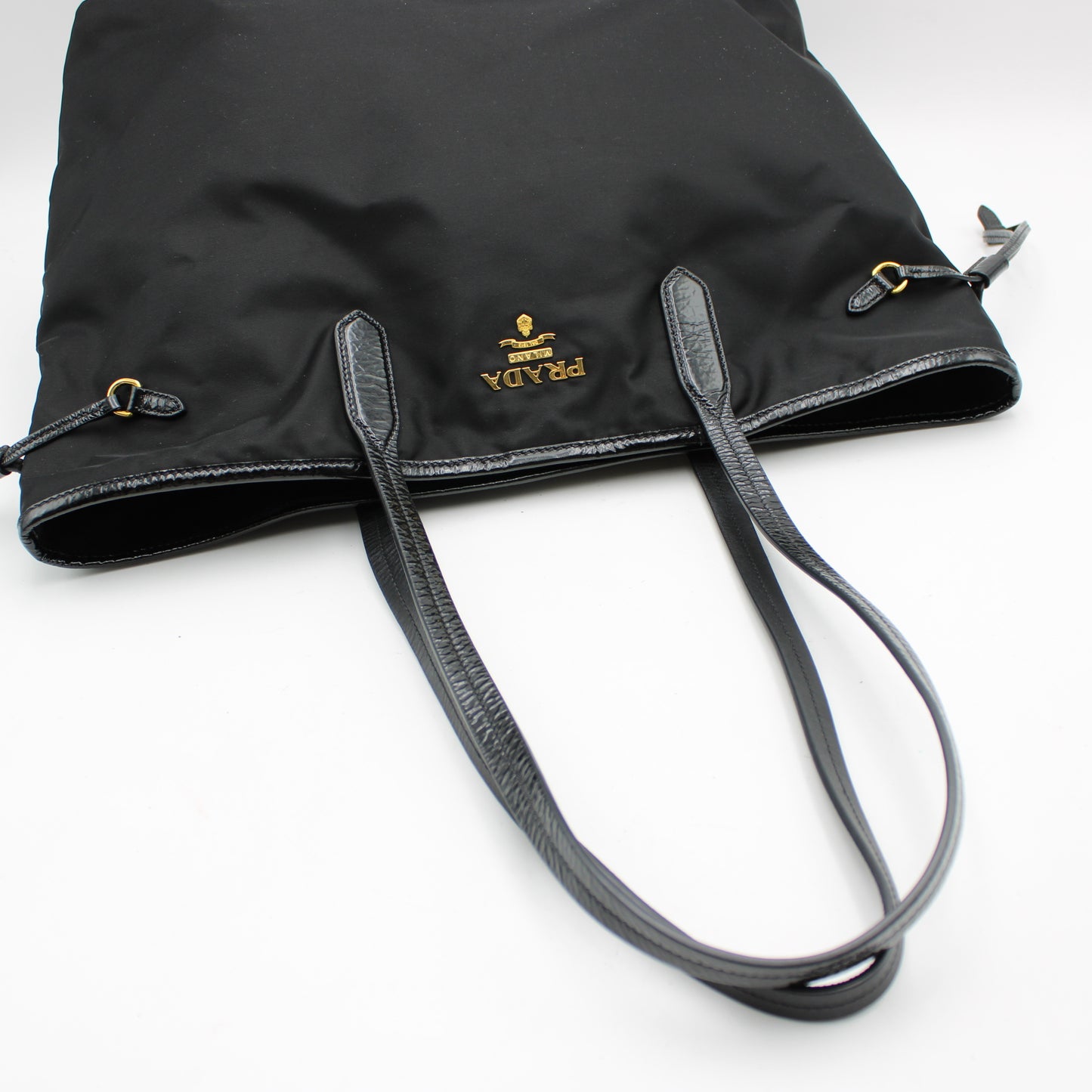 BORSA TOTE BAG PRADA IN TESSUTO VELA NERO PB213