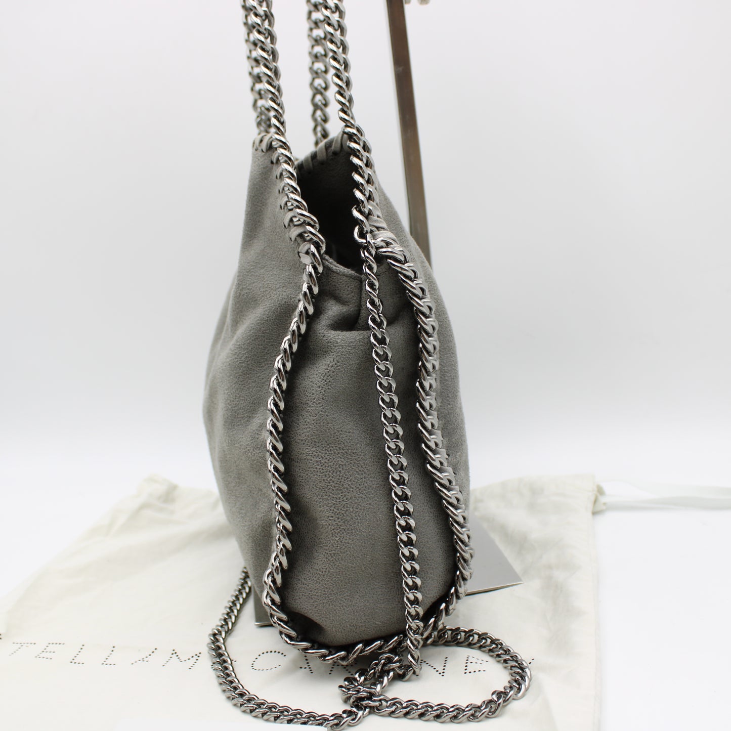 BORSA STELLA MCCARTNEY TOTE MINI FALABELLA GRIGIA SB117