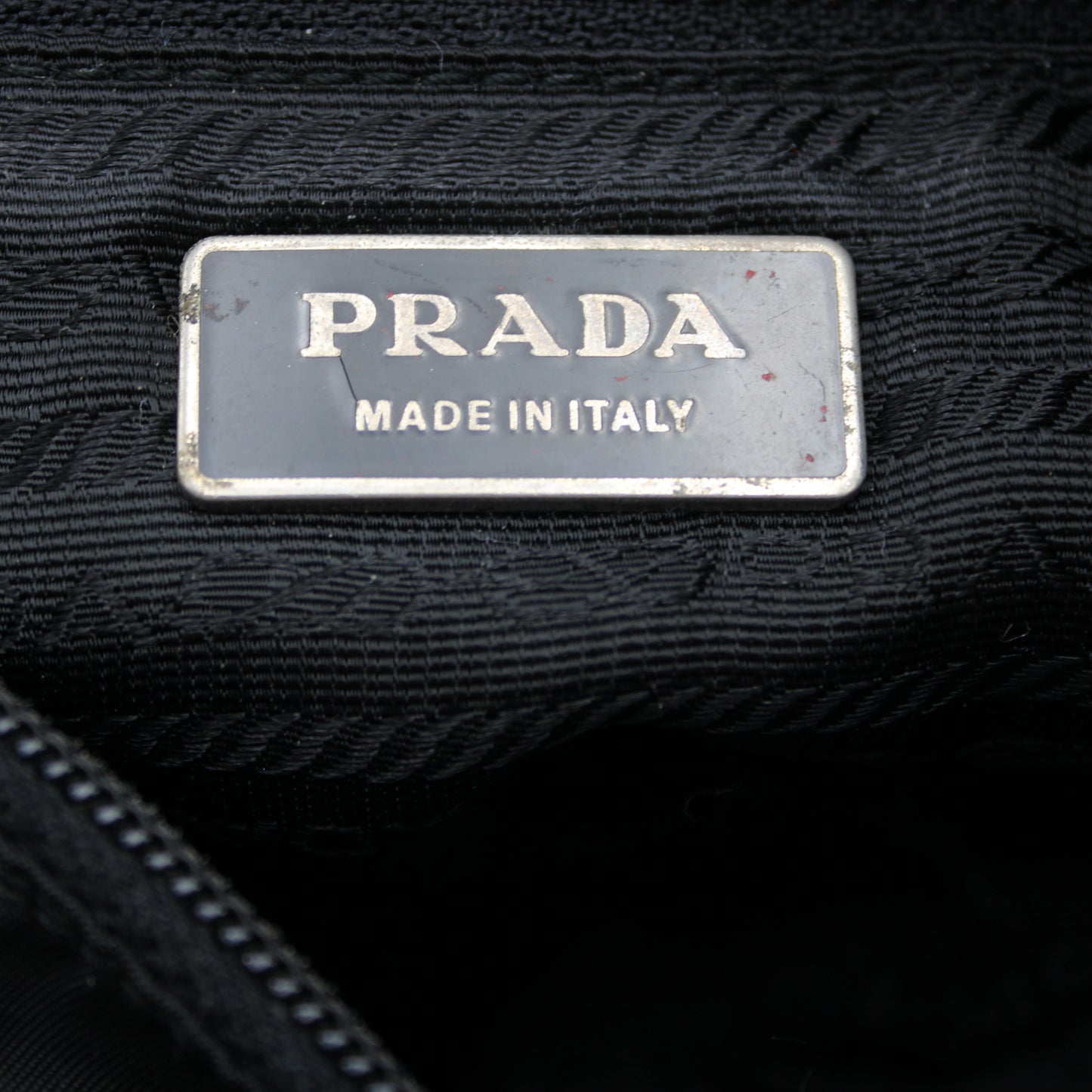 BORSA PRADA IN TELA VELA NERA MESSENGER PB215
