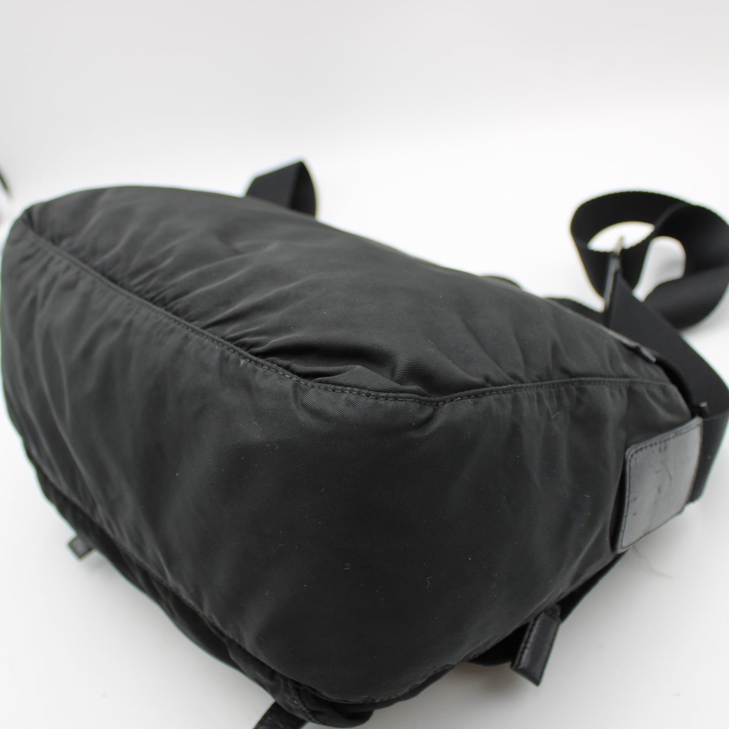 BORSA PRADA IN TELA VELA NERA MESSENGER PB215