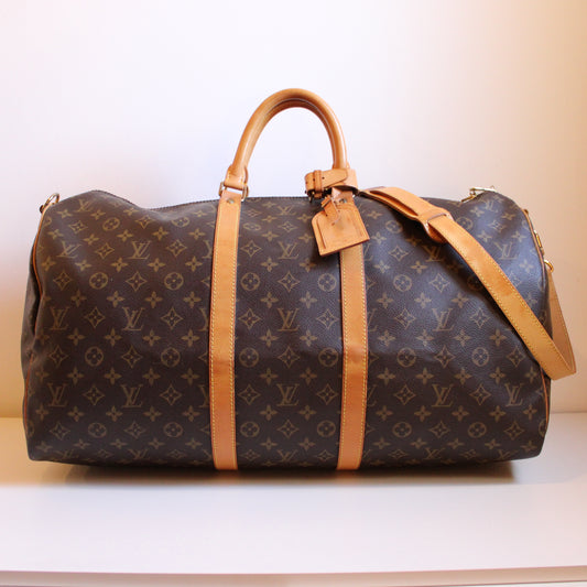 BORSA LOUIS VUITTON KEEPALL 55 BANDOULIERE MONOGRAM LB1890