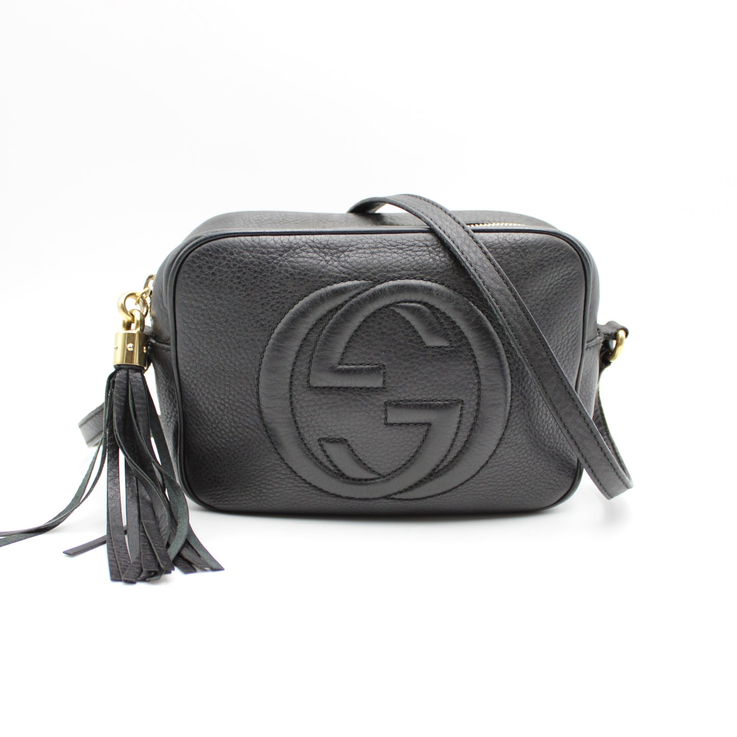 BORSA A TRACOLLA GUCCI SOHO DISCO BAG NERO GB217