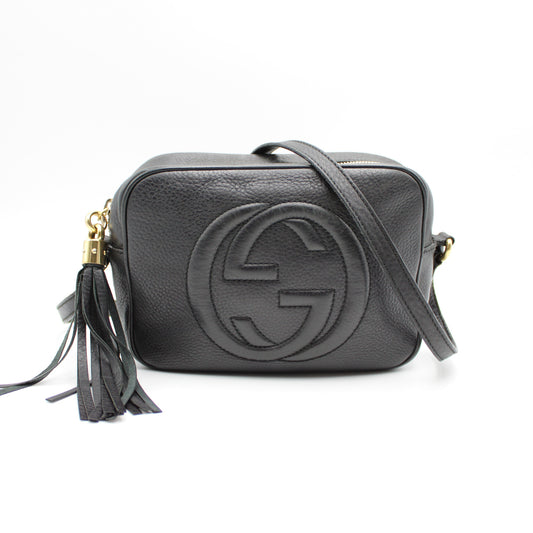 BORSA A TRACOLLA GUCCI SOHO DISCO BAG NERO GB217