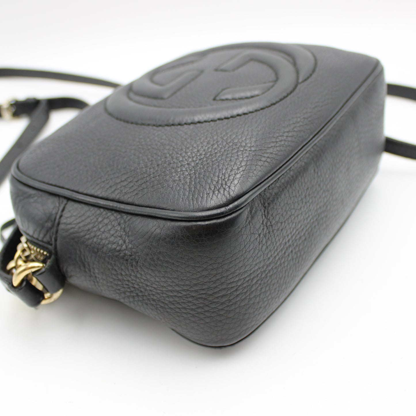 BORSA A TRACOLLA GUCCI SOHO DISCO BAG NERO GB217