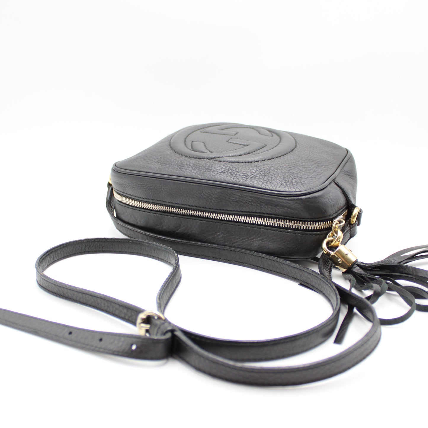 BORSA A TRACOLLA GUCCI SOHO DISCO BAG NERO GB217