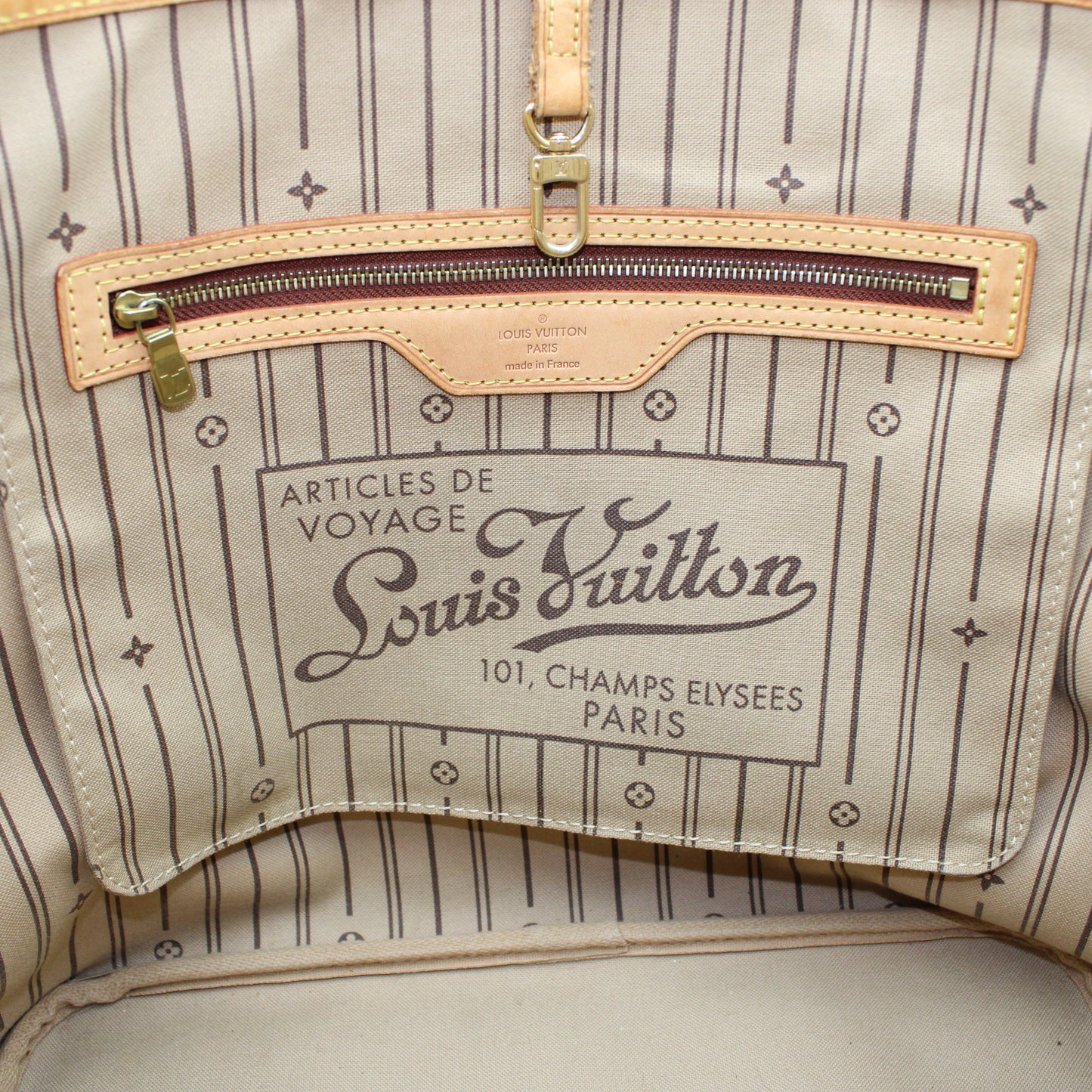 BORSA LOUIS VUITTON NEVERFULL MM MONOGRAM LB1898