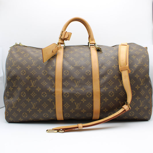 BORSA LOUIS VUITTON KEEPALL 55 BANDOULIERE MONOGRAM LB1900
