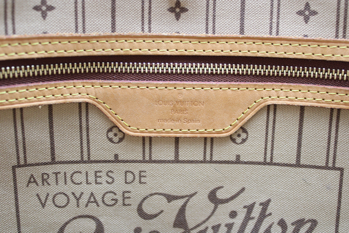 BORSA LOUIS VUITTON NEVERFULL MM MONOGRAM LB1905