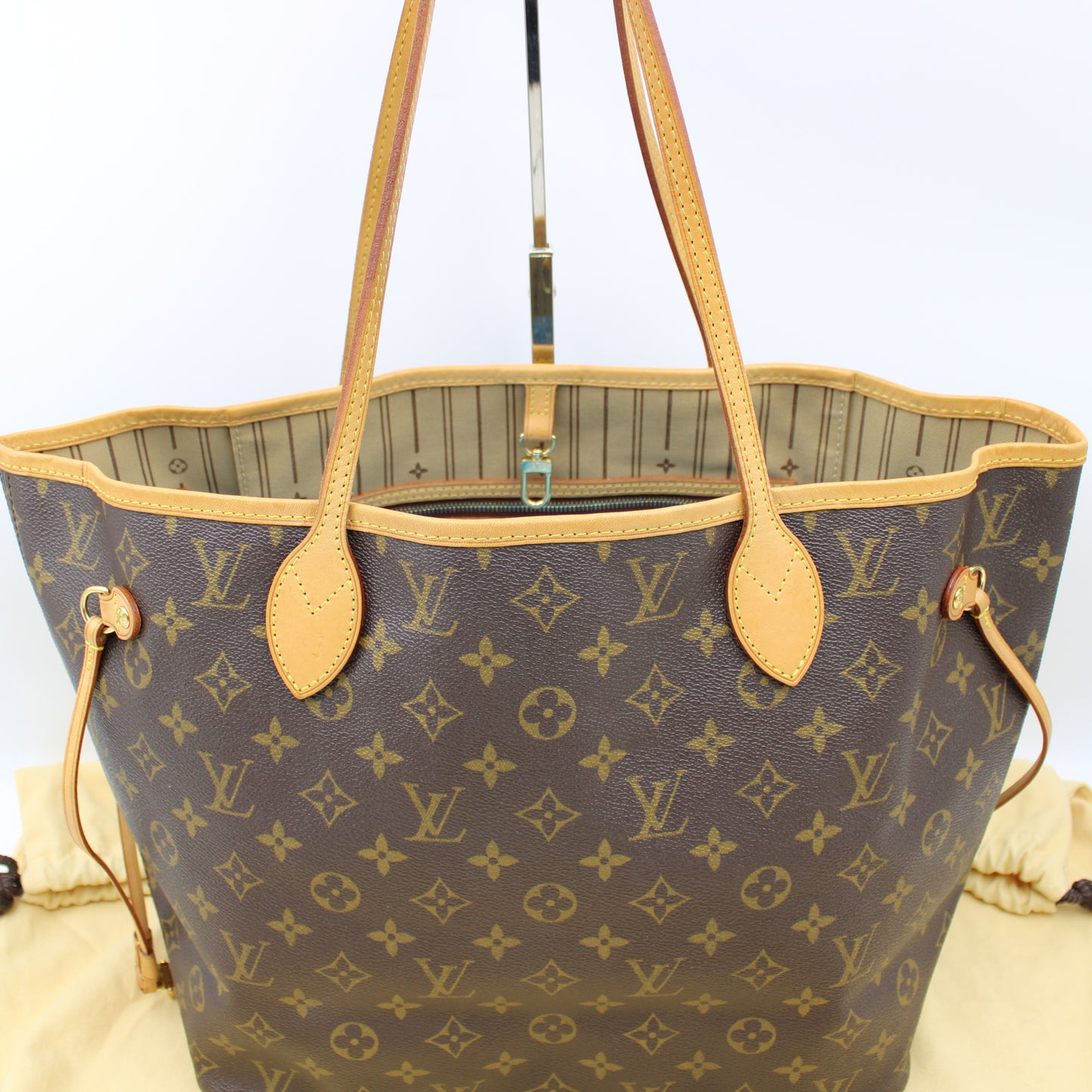 BORSA LOUIS VUITTON NEVERFULL MM MONOGRAM LB1912