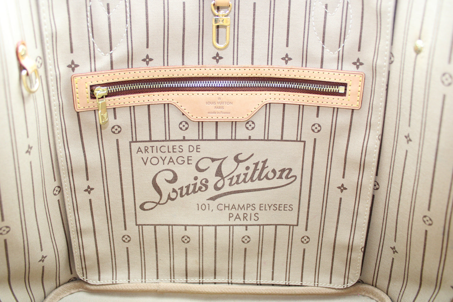 BORSA LOUIS VUITTON NEVERFULL MM MONOGRAM LB1918