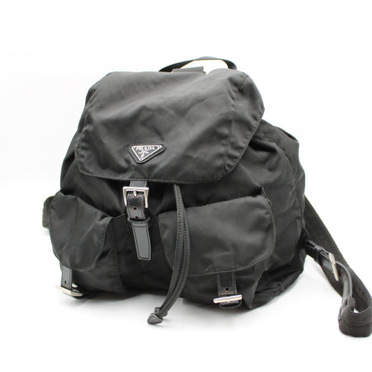 ZAINO PRADA IN RE-NYLON NERO MEDIO PB217