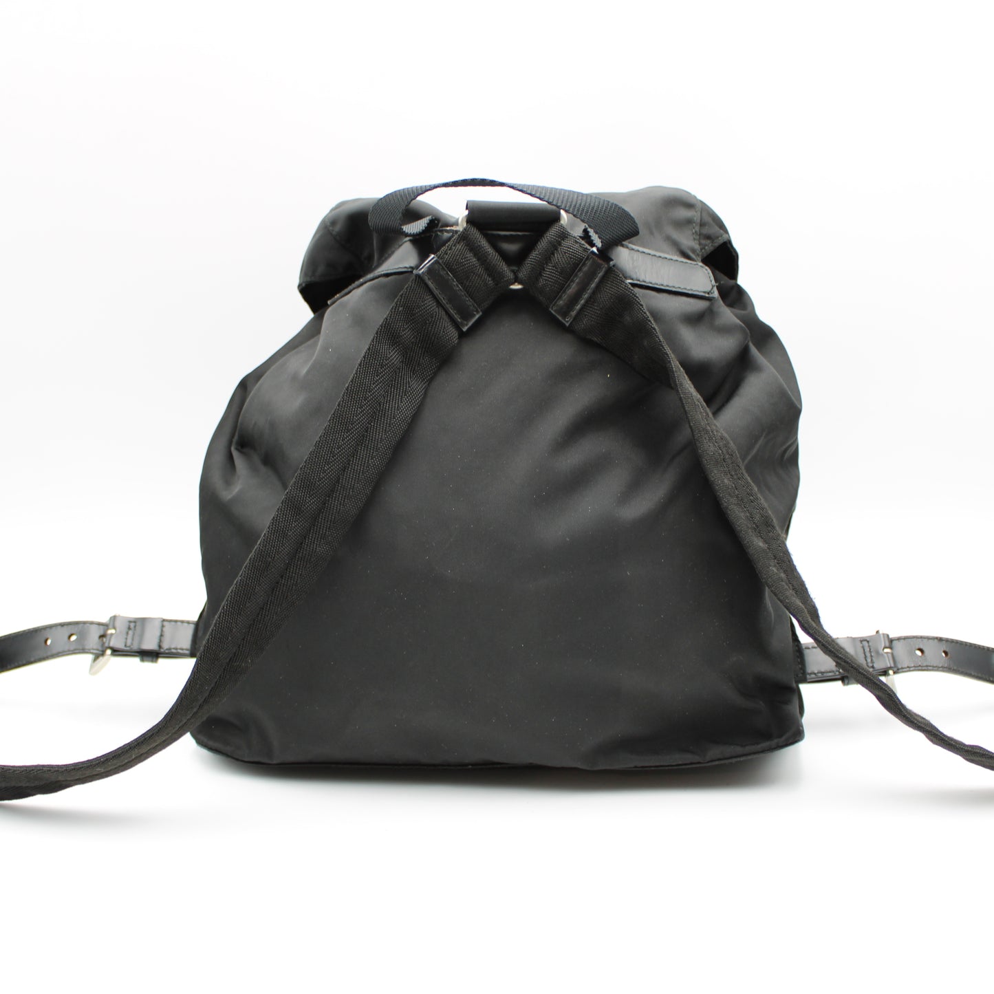 ZAINO PRADA IN RE-NYLON NERO MEDIO PB217