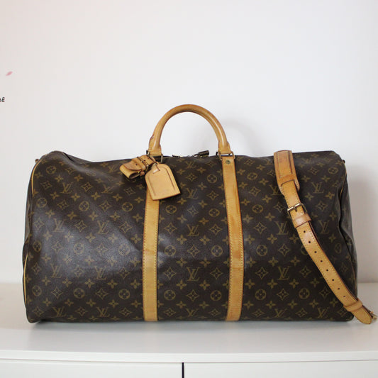 BORSA LOUIS VUITTON KEEPALL 60 BANDOULIERE MONOGRAM LB1925