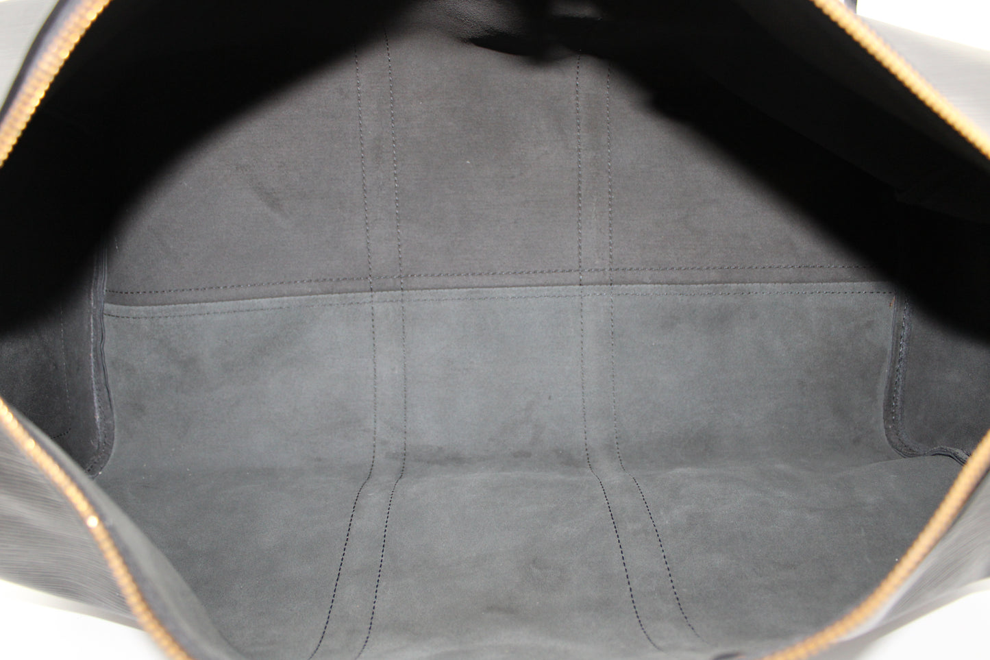 BORSA LOUIS VUITTON KEEPALL 50 EPI NERO IN PELLE LB1927