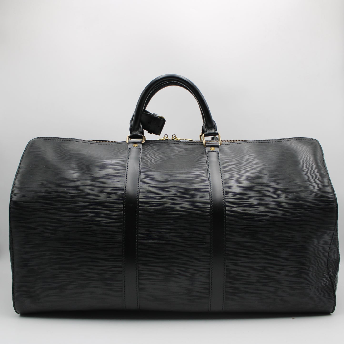 BORSA LOUIS VUITTON KEEPALL 50 EPI NERO IN PELLE LB1927