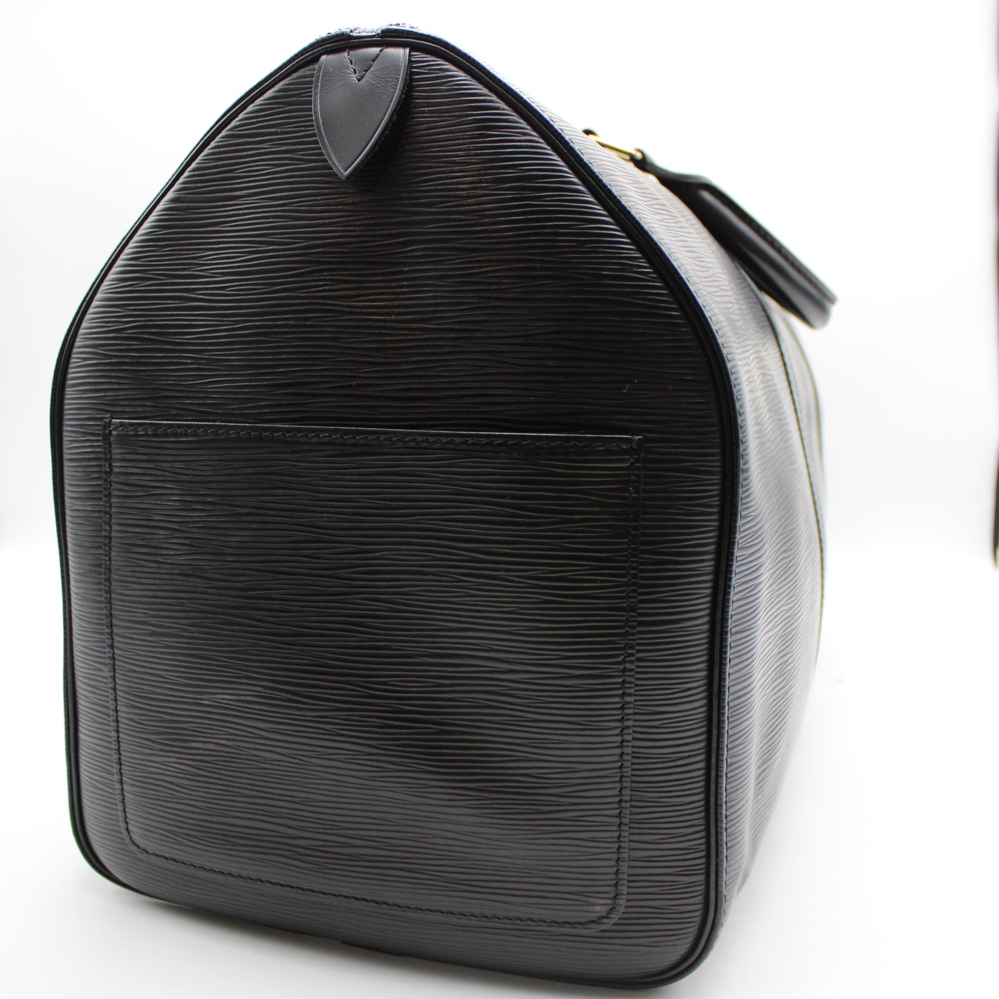 BORSA LOUIS VUITTON KEEPALL 50 EPI NERO IN PELLE LB1927