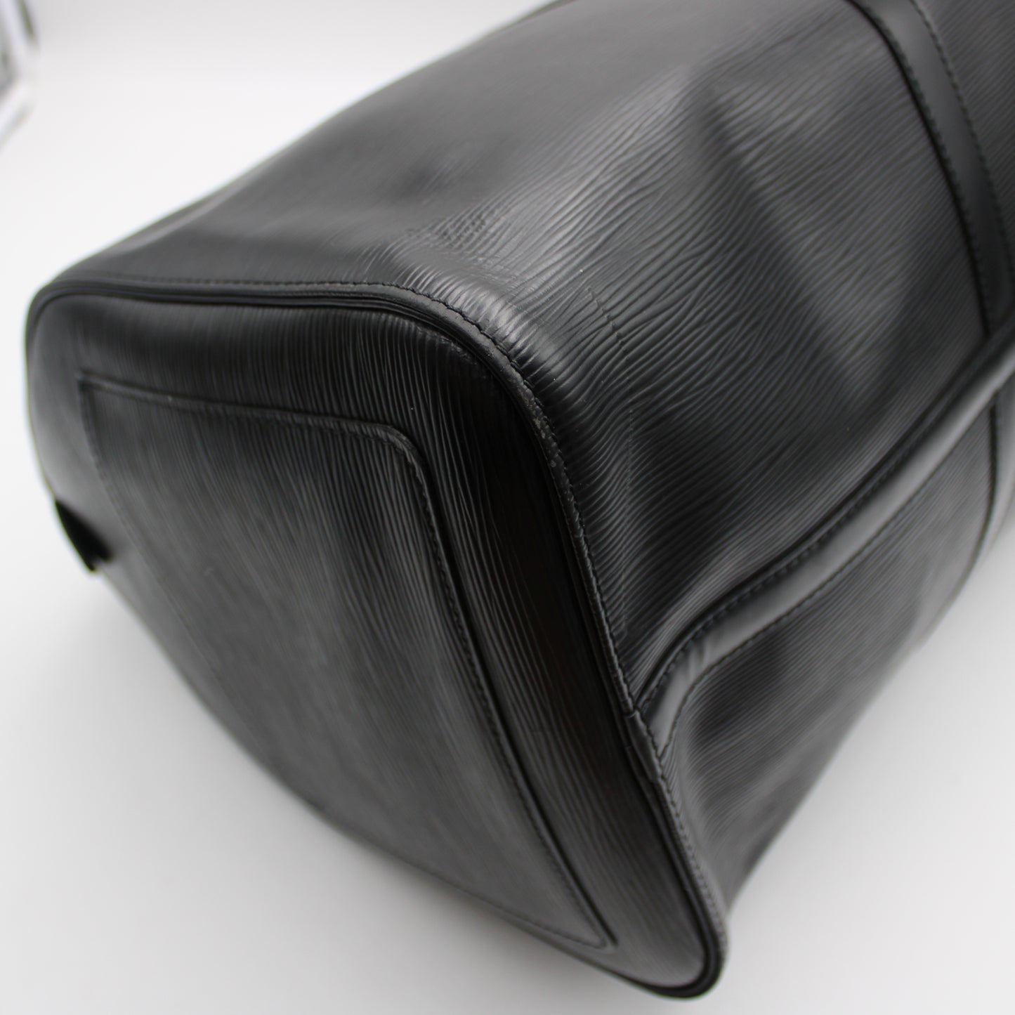 BORSA LOUIS VUITTON KEEPALL 50 EPI NERO IN PELLE LB1927