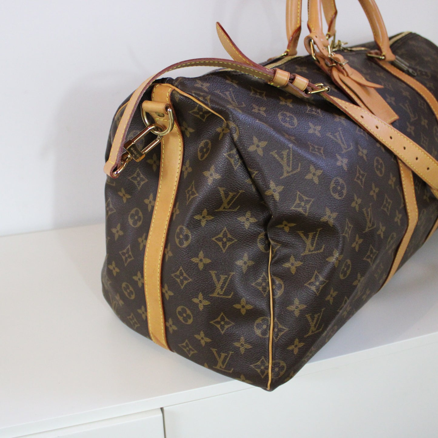 BORSA LOUIS VUITTON KEEPALL 55 BANDOULIERE MONOGRAM LB1942