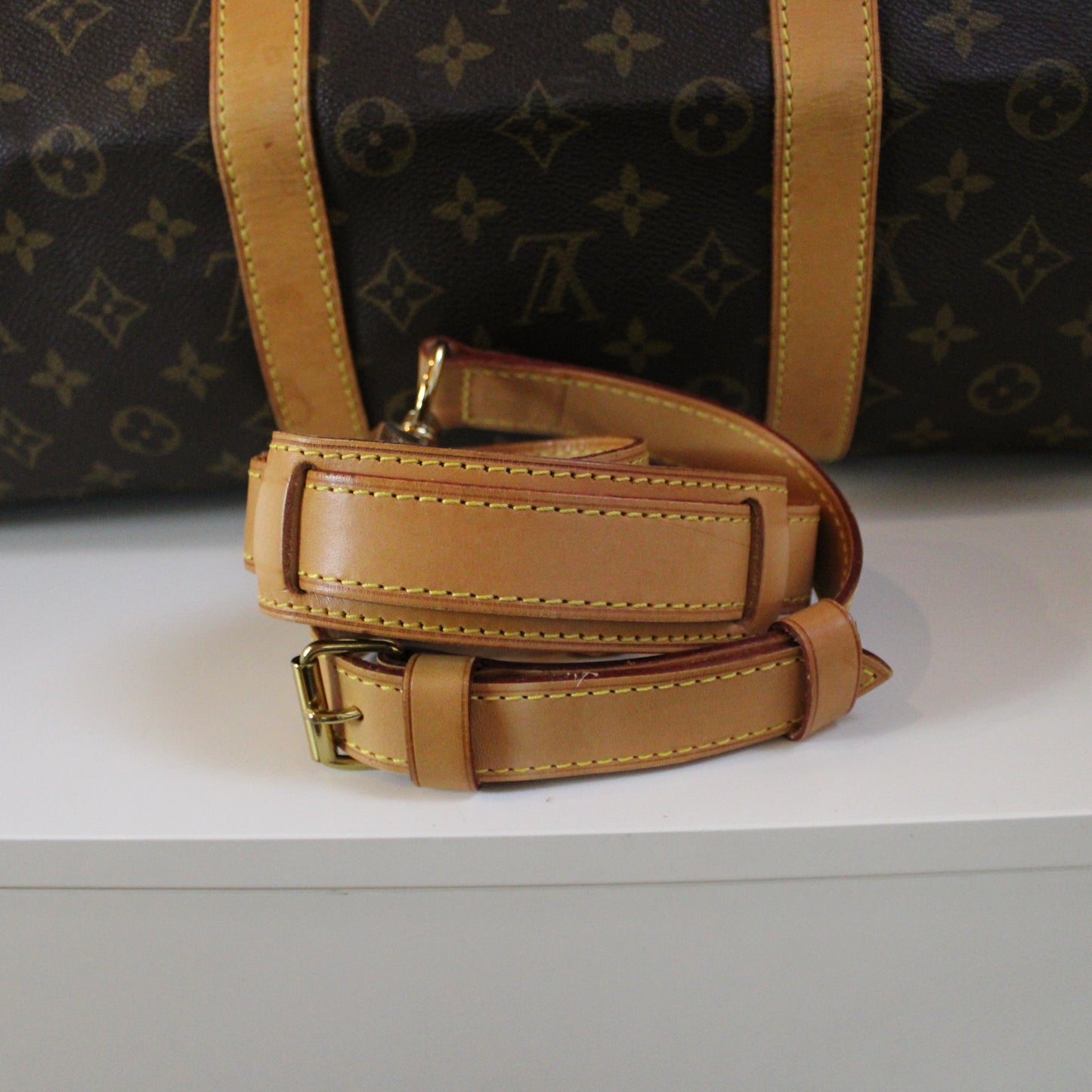 BORSA LOUIS VUITTON KEEPALL 55 BANDOULIERE MONOGRAM LB1942