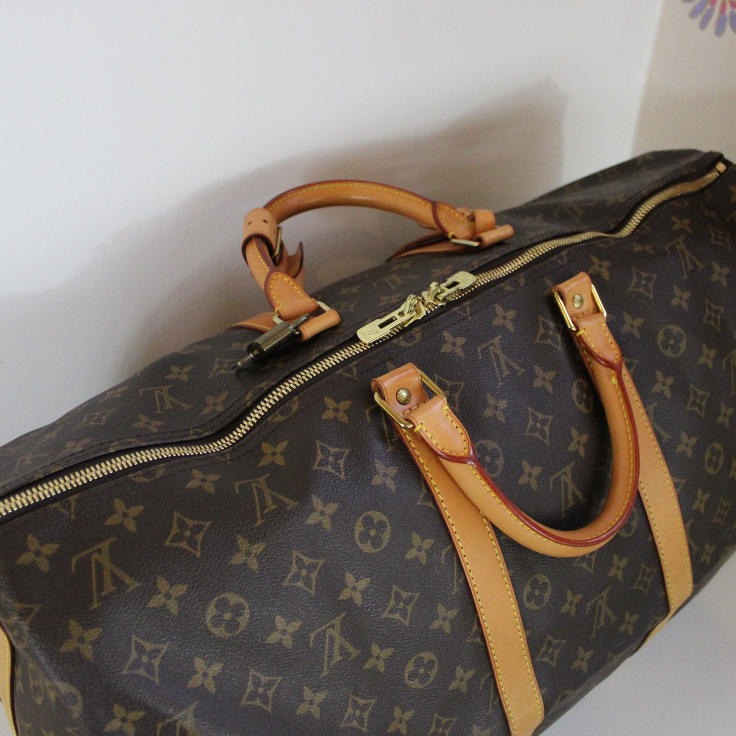 BORSA LOUIS VUITTON KEEPALL 55 BANDOULIERE MONOGRAM LB1942