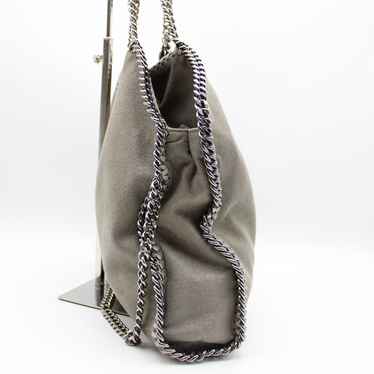 BORSA TOTE FALABELLA PIEGHEVOLE FOLD OVER GRIGIA SB121