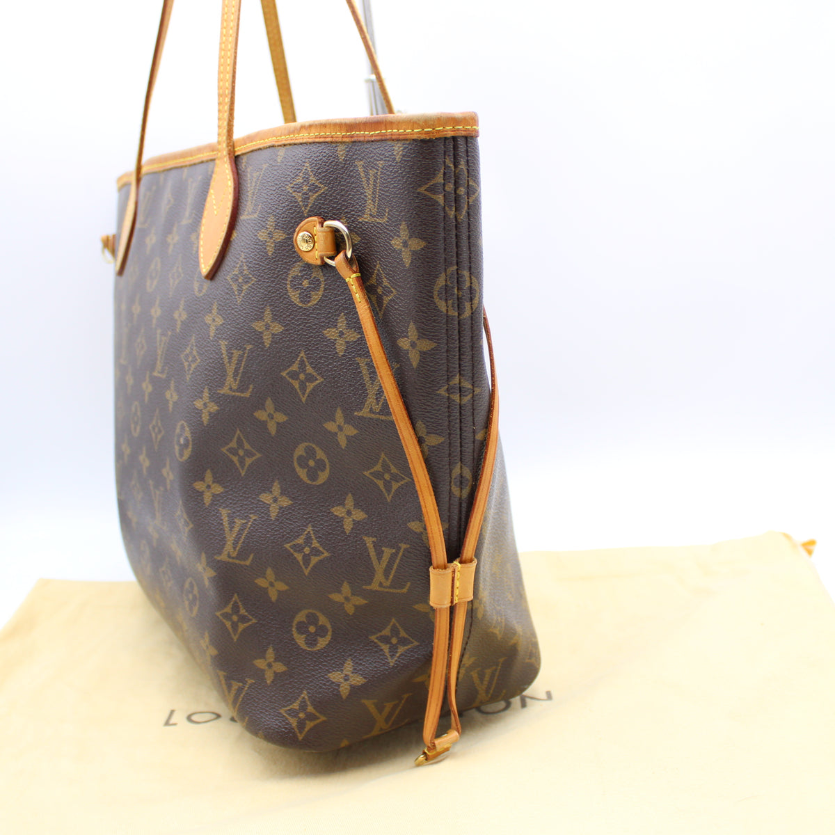 BORSA LOUIS VUITTON NEVERFULL MM MONOGRAM LB1943