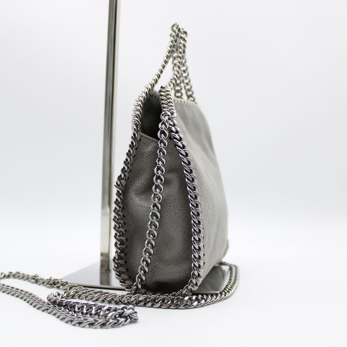 BORSA STELLA MCCARTNEY TOTE BAG FALABELLA TINY GRIGIA SB122