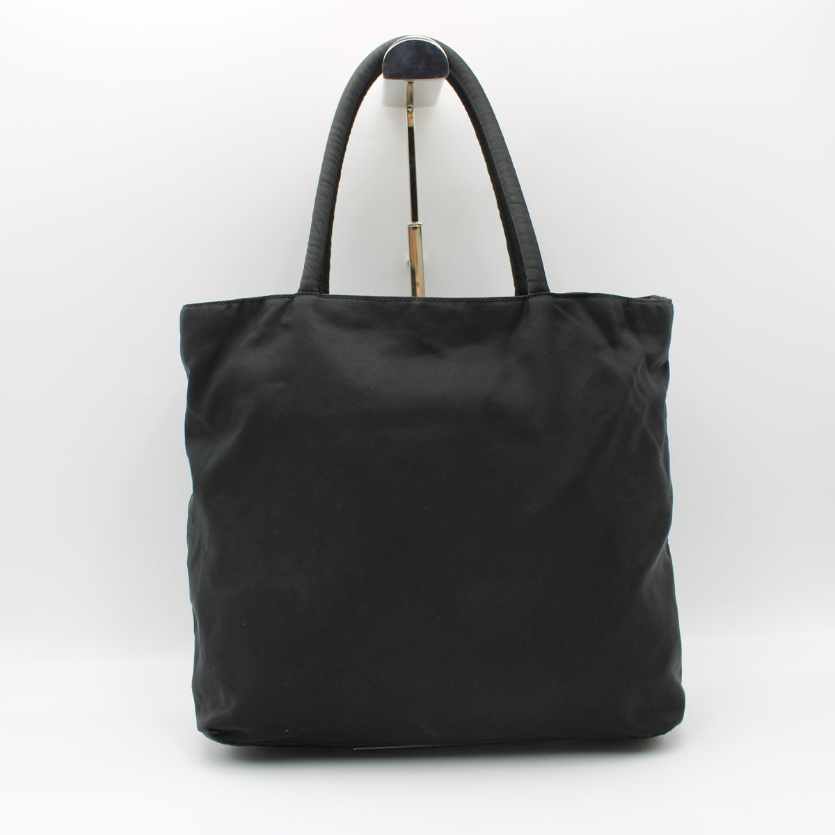 BORSA TOTE PRADA IN TELA VELA NERO PB218