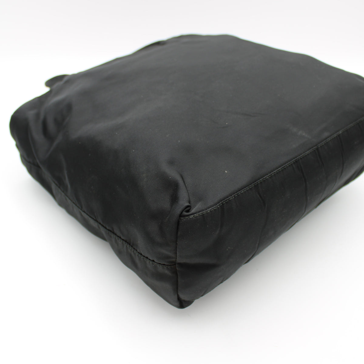 BORSA TOTE PRADA IN TELA VELA NERO PB218