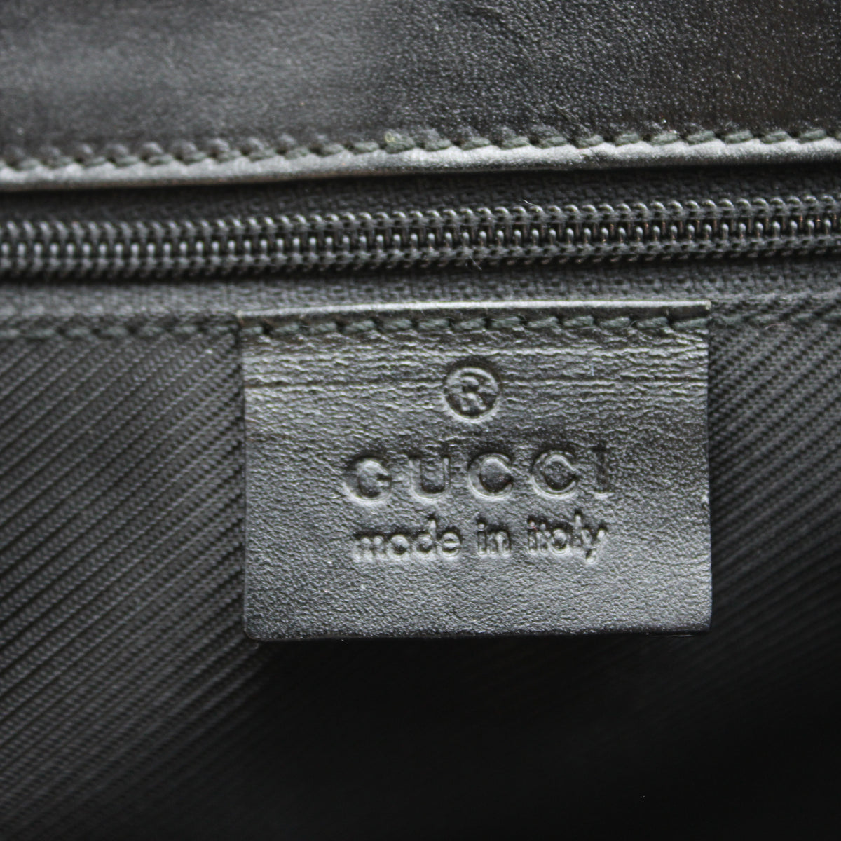 BORSA GUCCI JACKIE BARDOT TELA E PELLE NERA GB263