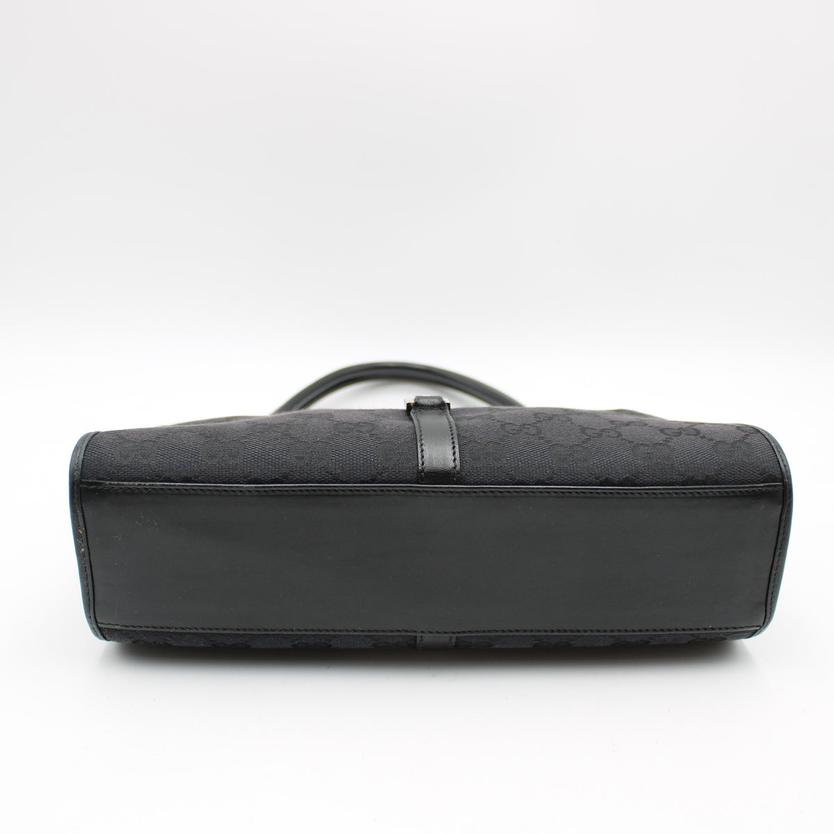 BORSA GUCCI JACKIE BARDOT TELA E PELLE NERA GB263