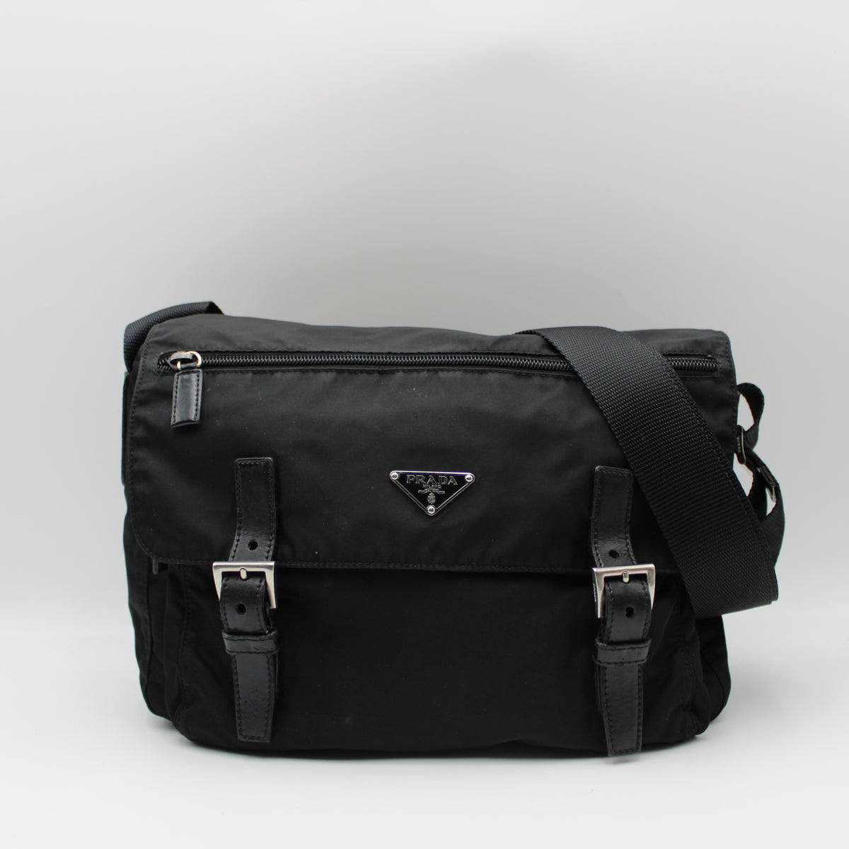 BORSA PRADA IN RE-NYLON NERA MESSENGER PB220