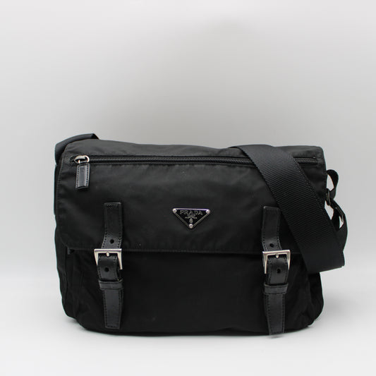 BORSA PRADA IN RE-NYLON NERA MESSENGER PB220