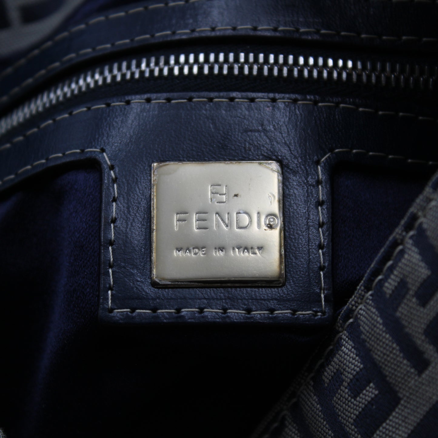 BORSA FENDI MAMA FF ZUCCHINO NAVY FB160