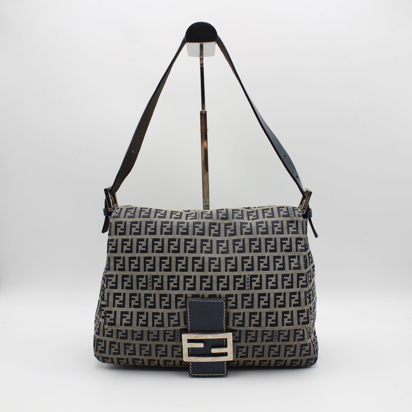 BORSA FENDI MAMA FF ZUCCHINO NAVY FB160