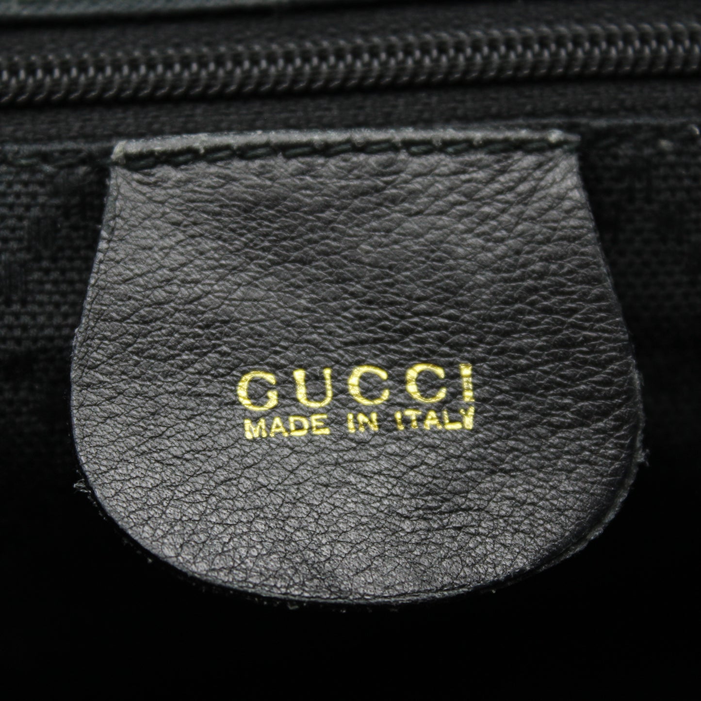 ZAINO GUCCI BAMBOO IN PELLE NERO GB244