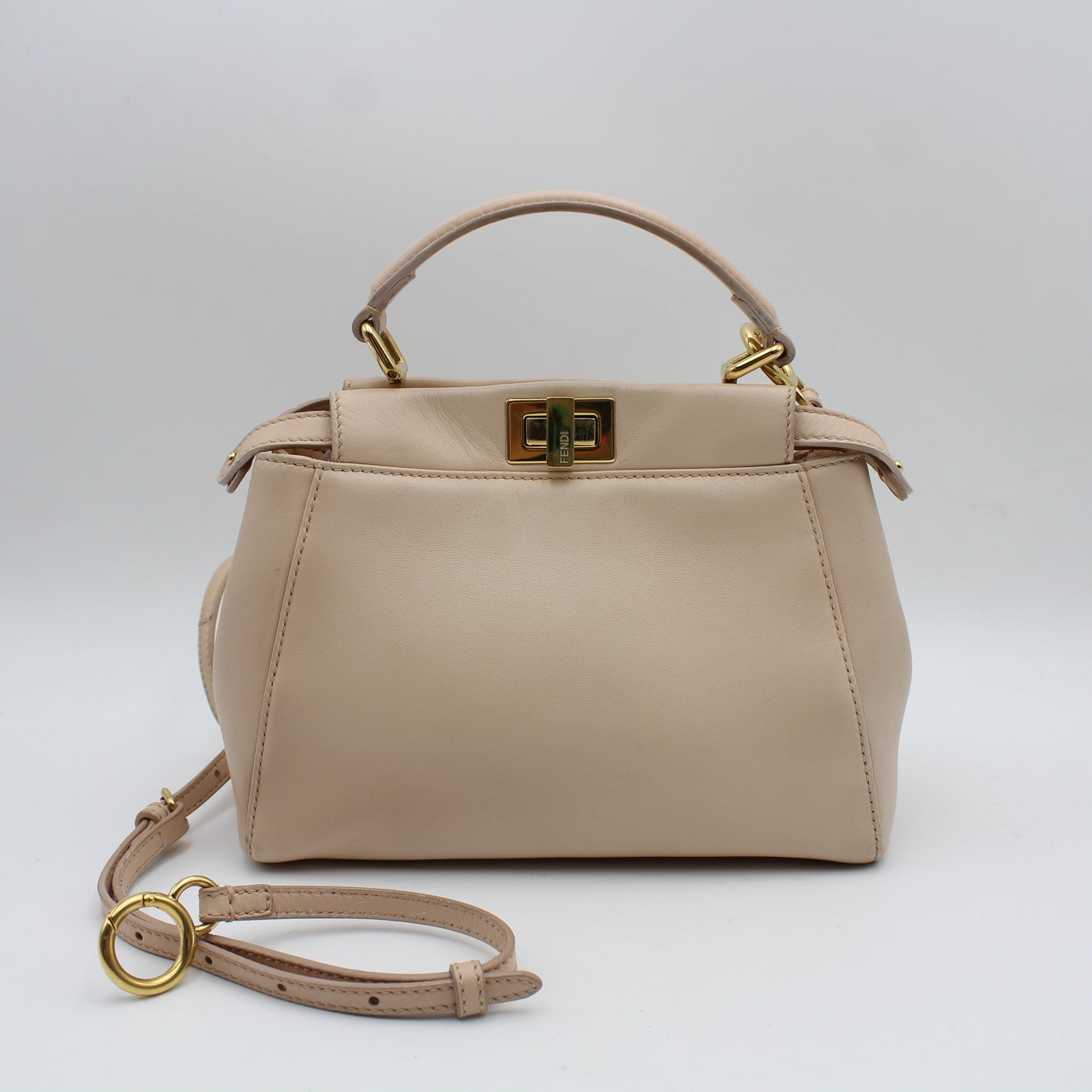 BORSA FENDI PEEKABOO MINI ROSA CIPRIA FB162