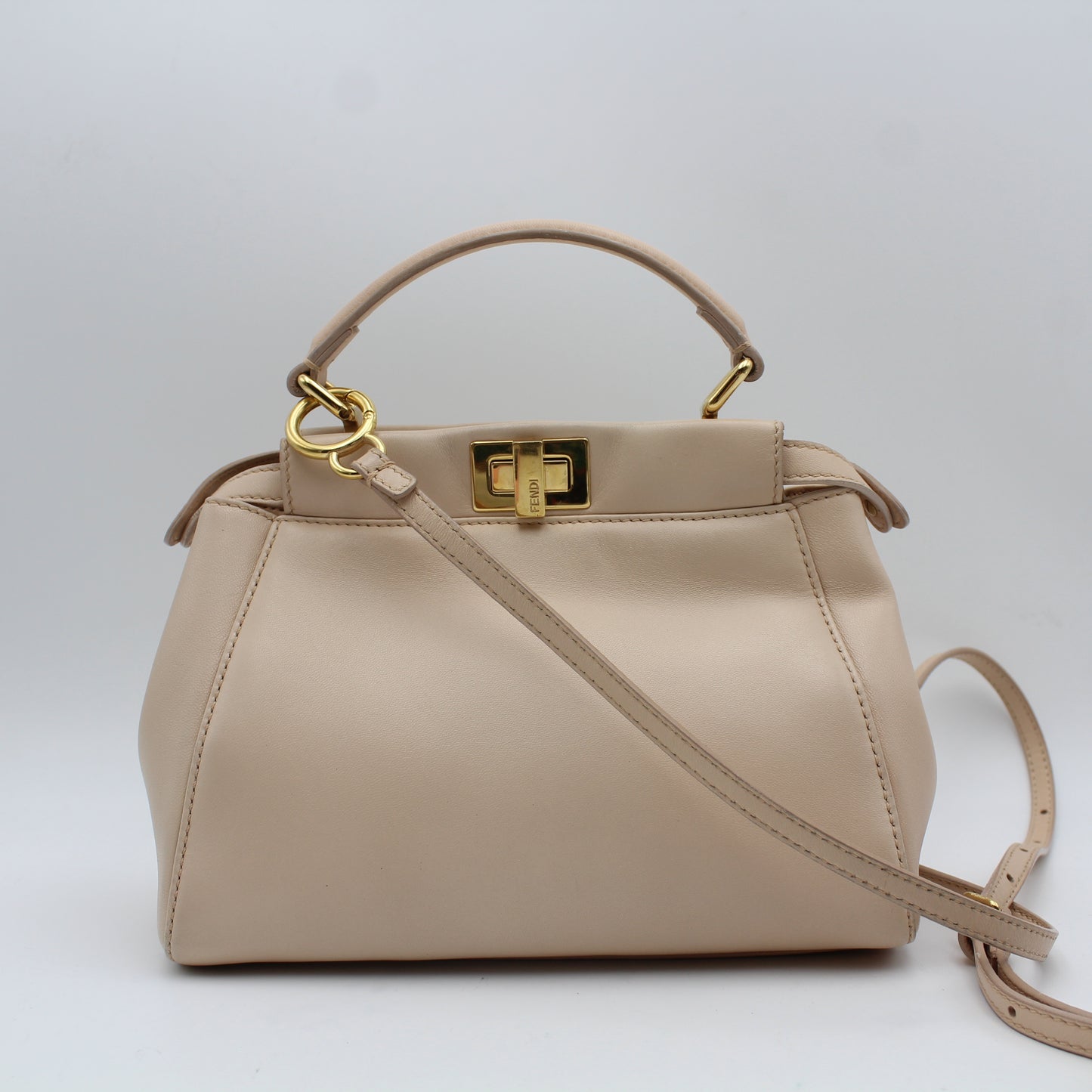 BORSA FENDI PEEKABOO MINI ROSA CIPRIA FB162