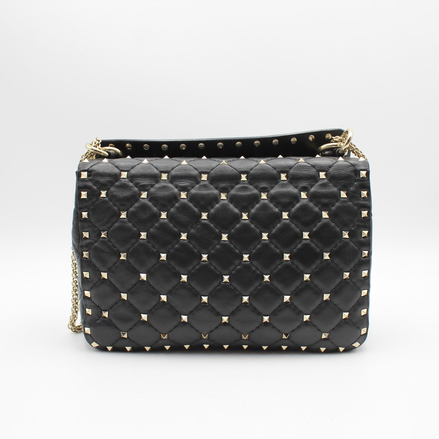 BORSA MEDIA VALENTINO ROCKSTUD SPIKE IN NAPPA