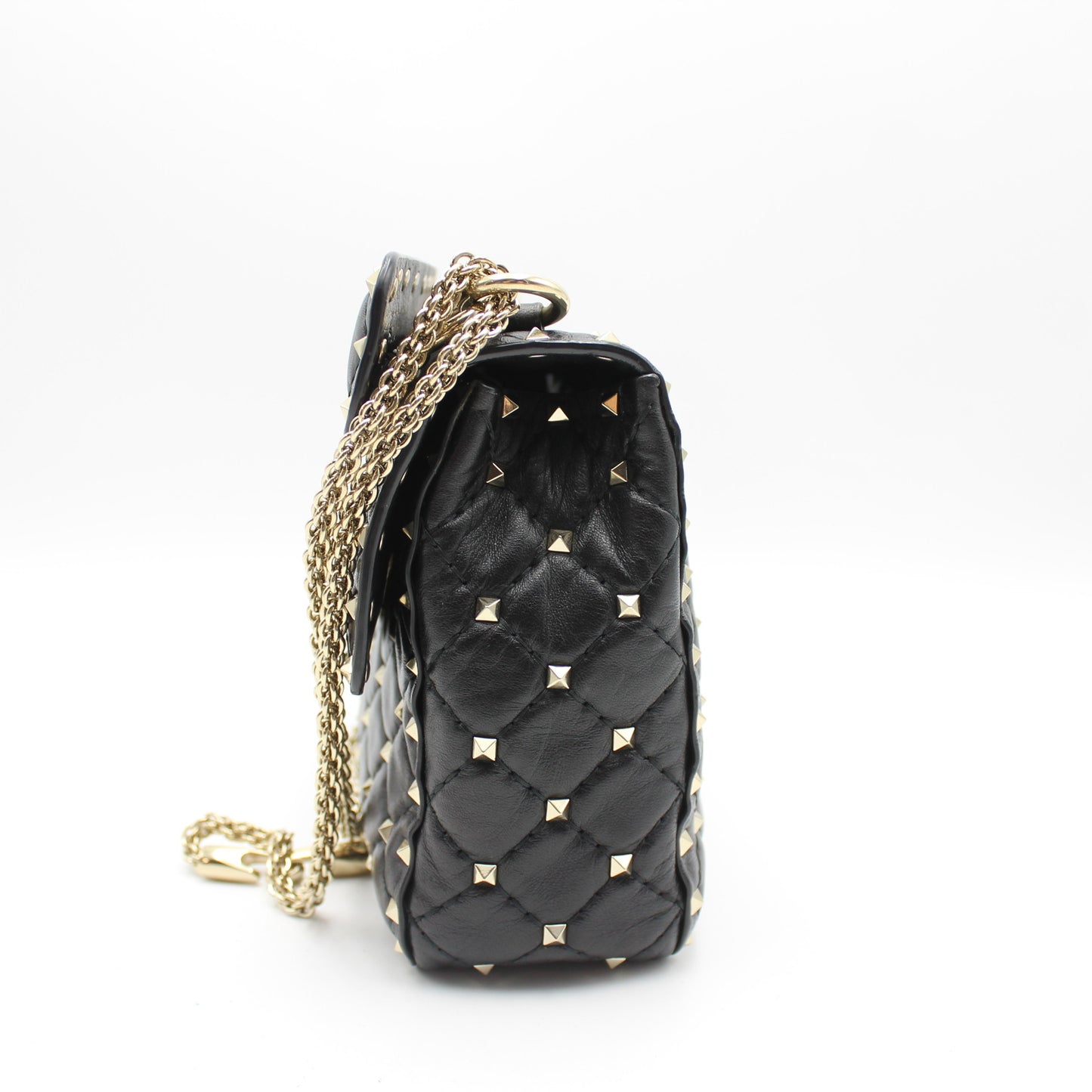 BORSA MEDIA VALENTINO ROCKSTUD SPIKE IN NAPPA