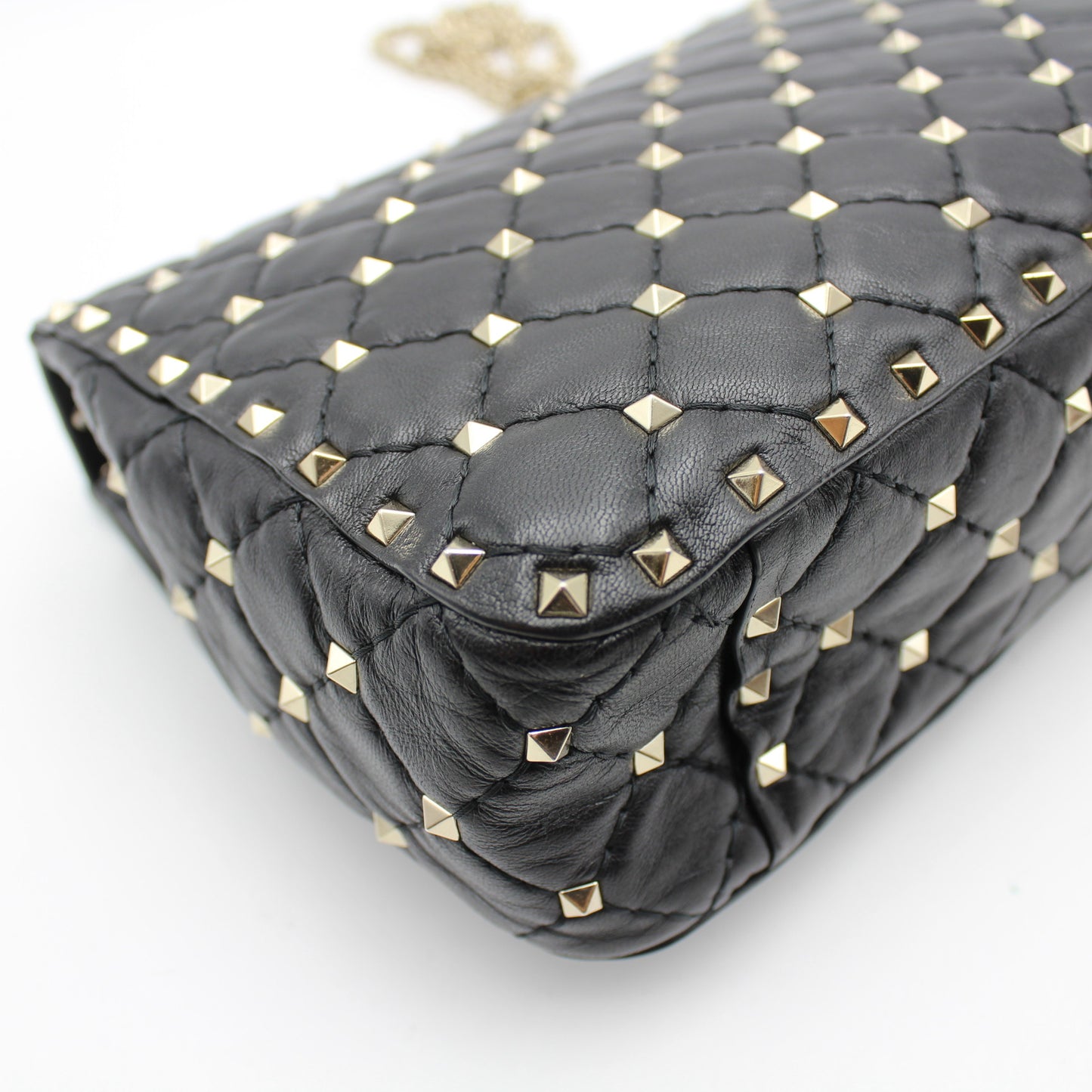 BORSA MEDIA VALENTINO ROCKSTUD SPIKE IN NAPPA